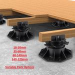 Adjustable Decking Pedestals / Risers – Height Adjustable 18-215mm Multi-Packs