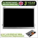 Replacement 6.5" LCD Display Touch Screen For VW MIB STD2 200 682 Multimedia NAV