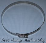 Large Jubilee clip, 150-195mm diameter, stainless steel worm drive clamp