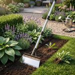 Garden Patio Shovel Scraper with Handle Multi Use Weed Moss Cleaning Tool 23cm