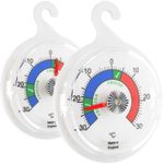 Fridge Thermometer and Freezer Thermometer- Pack of 2 Food Temperature -IN-168