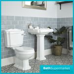 Legend - Traditional Pedestal Basin and Toilet Bathroom Suite