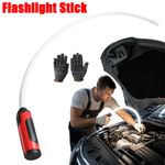 80cm Flexible LED Flashlight Stick Bendable Work Light With 3 Brightness Modes