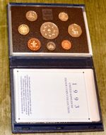 1993 Royal Mint UK Deluxe Proof Coin Set