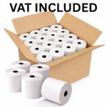 80 x 80mm thermal till rolls cash registers 20,40,60,80,90,120 or 180 roll 80X80