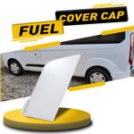FOR FORD TRANSIT CUSTOM 2016 - 22 NEW FUEL TANK FILLER FLAP PAINTED FROZEN WHITE