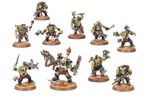 Warhammer 40K Armageddon 10 x Ork Boyz New on Frame