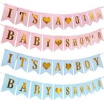 5m Baby Shower Bunting Boy Girl Banner Garland Decoration Party Gender Reveal