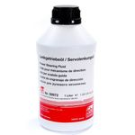 Hydraulic Oil Fluid 1 Litre x2 Yellow Power Steering Lubricant - Febi 8972