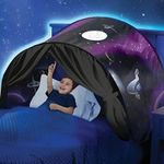 Dream Tent for Kids Bed with Storage Pocket Foldable Kids Tent on Bed Mosquito