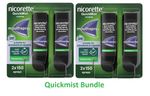 Nicorette Quickmist Freshmint 4 x 150 Sprays - TWIN BUNDLE - FREE DELIVERY