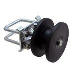 4" Square Post x 2" Square Gate Frame Premium Nylon Cantilever Roller