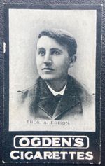 OGDEN'S CIGARETTES THOMAS EDISON #14
