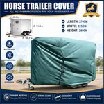 Full Horse Box Trailer & Tow Hitch Cover Waterproof Breathable NEW