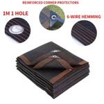Shade Cloth Garden Shade Mesh Netting with Grommets Outdoor Sun Shade Cover