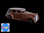 Vtg Dinky Toys 39A Packard Eight Sedan Brown Diecast Model Car Made In England
