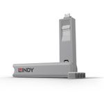 Lindy 40427 USB Type-C Port Blocker 4pcs with Key, White