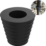 2pack Umbrella Cone Ring Wedge Plug PVC Patio Table Hole Parasol Stand