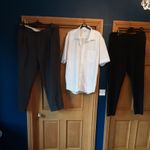Bundle Of Mens Clothes XL work smart  trousers  shirt 