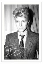 DAVID BOWIE Signed Autograph PHOTO Fan Gift Signature Print Music