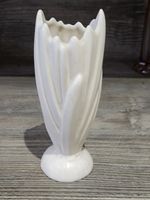 SylvaC inspired matt white hyacinth vase. Approx 17 cm tall