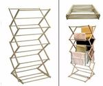 Clothes Airer Dryer Horse Maiden Wooden Folding Traditional 4 Tier Heavy Duty