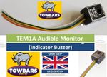 Towbar Buzzer - Universal Audible Monitor Indicator Relay for Towing Electrics