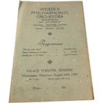 Wessex Philharmonic Orchestra Concert Programme 1942 Reading Collectible