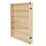 Wooden Display Case Blind Box Figurine Rack Wall Mounted Collection Cabinet Unit