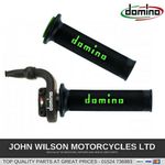 Domino KRR 03 Quick Action Throttle Assy & Green Grips Track & Race Bikes