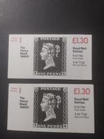 GB 1981 £1.30p Folded Booklets x2. FL1a/FL1b ''Postal History No.1''