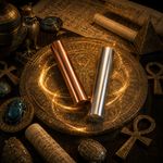 Wands Of Horus - Pharaoh’s Cylinders - Rods of Maat - Zinc & Copper Harmonizers