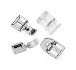 4 x Zipper Zip Presser Foot Set Sewing Machine Wide Narrow invisible Concealed