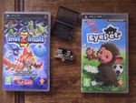 PSP CAMERA PSP-300 1.3 Mega Pixels - W/case + 2 Games Bundle Invizamals + Eyepet