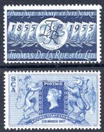 1947 Stamp Exhibition & 1855 - 1955 Postage Centenary De La Rue Cinderella MNH