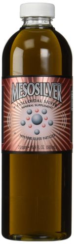 MesoSilver ® 20 ppm Colloidal Silver, 500 mL/16.9 Oz 16.9 Fl (Pack of 1)