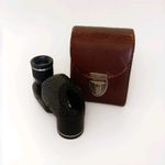 Vintage "aus JENA" Turmon 8x21 Folding Pocket Monocular DDR Zeiss Case Working