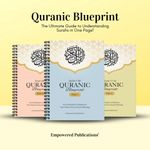 Quranic Blueprint - One Page Summary Surah Outline A4 - Islamic Surah Gift Book
