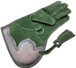 Deer Skin Falconry Glove. Bird Handling Glove. Leather Falconry Gloves