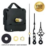 Quartz Battery Operated Movement Silent DIY Wall Clock repair part