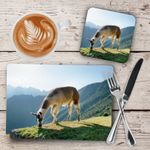 1 Placemat and 1 Coaster Design Your Own Custom Personalised MDF Cork Bundle