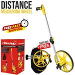 Distance Measuring Wheel With Folding Handle 300mm Wheel Free Carry Bag - CT0927