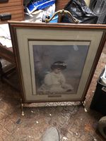 Antique Art Deco Miniature Picture Frame Vintage Style