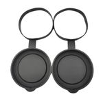 1X(2 Pieces Binoculars Protective Rubber Objective Lens Cap Binocular Best8077