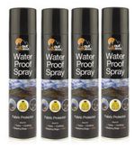 4 X 300ml Water Proof Spray Fabric Protector Tents Camping Fishing Hiking Clothe