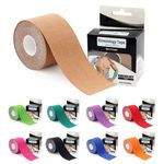 3 Rolls 5cm x 5m Kinesiology Tape Muscle Strain Injury Support Physio Sports
