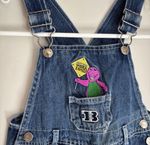 Vintage Y2K Barney denim overalls size 3T