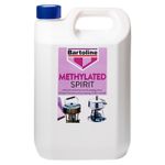 Bartoline Methylated Spirit Fuel Burner Camping Stove Stain Glass Remover 5L