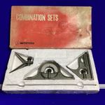 Mitutoyo Combination sets 180-907 made in Japan square centre protractor 