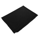 Reusable Black Speaker Mesh Cover Fabric Elastic Sound Enhancing Grill Cloth